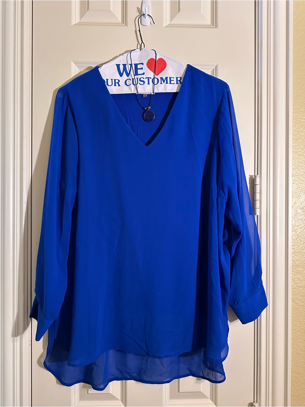 Blue Calvin Klein Blouse